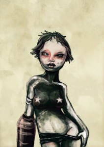 Military-Zombie Chick