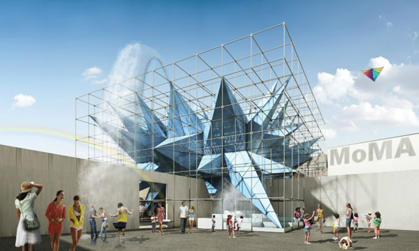 Rendering of HWKN’s Wendy, winning design of Young Architect’s Program 2012. Image courtesy of HWKN.