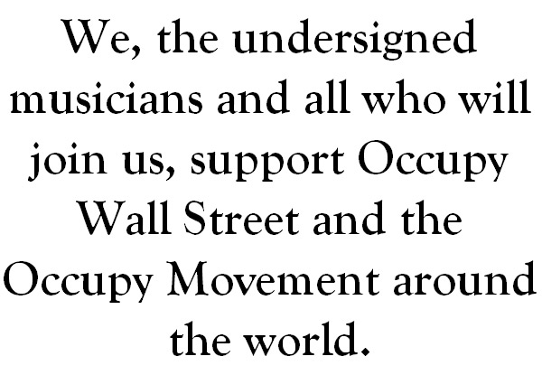 Occupy Musicians, image: occupymusicians.com